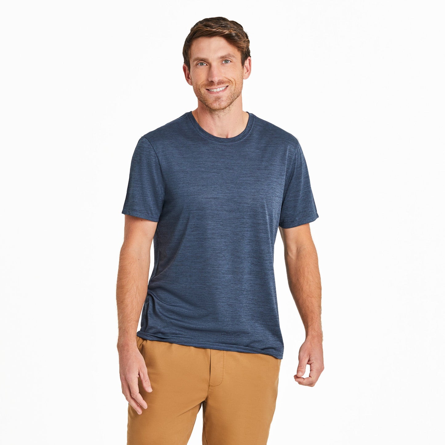 Men's Solid Short Sleeve Sun Crusher Tee