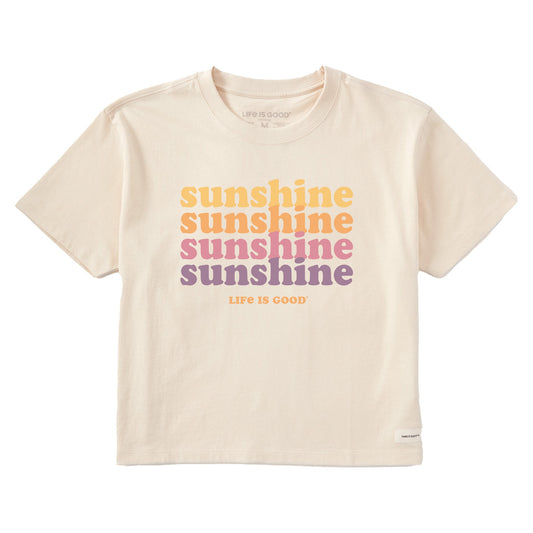 Women's Clean Sunshine Short Sleeve Crusher Boxy Tee