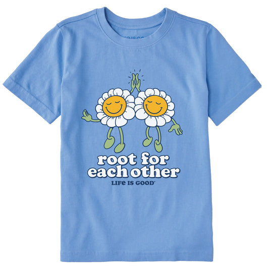 Kids Root for Each Other Short Sleeve Crusher Tee