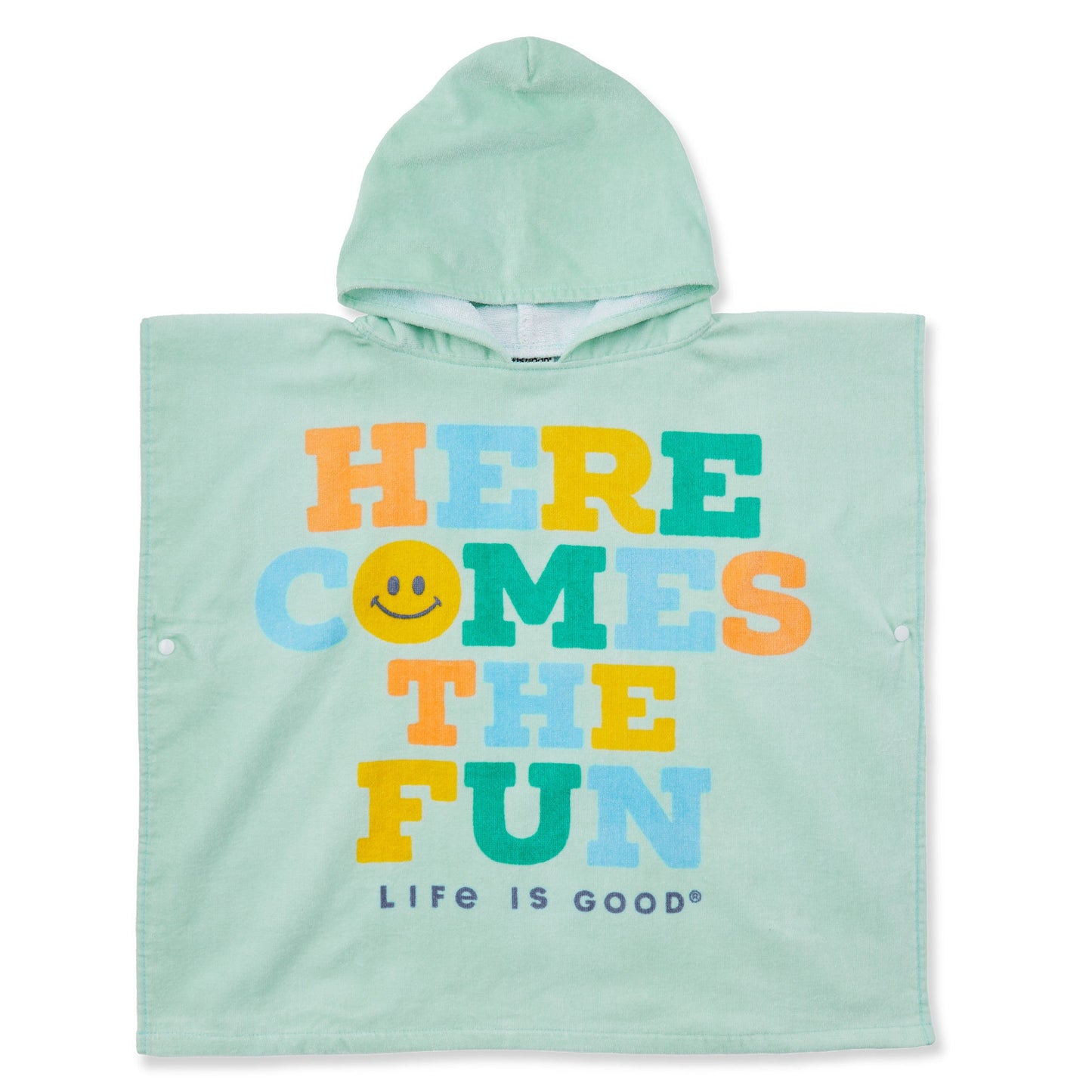 Kids Wordsmith Here Comes the Fun Fun in the Sun Poncho