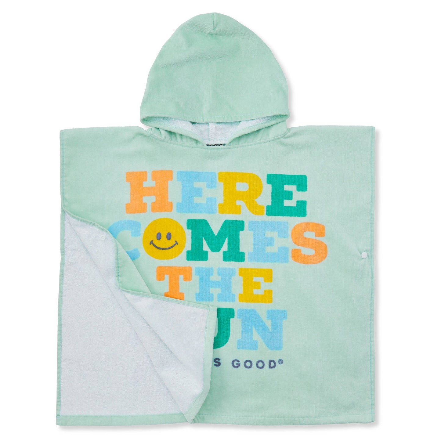 Kids Wordsmith Here Comes the Fun Fun in the Sun Poncho