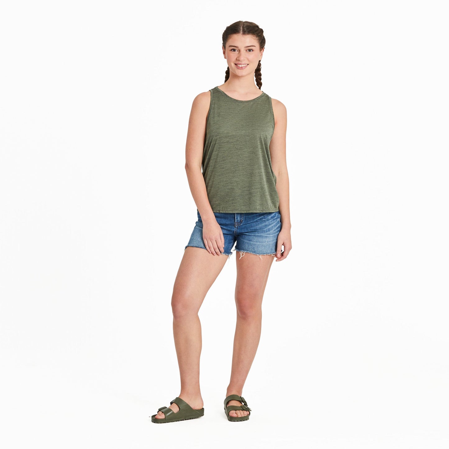 Women's Solid Sun Crusher Tank