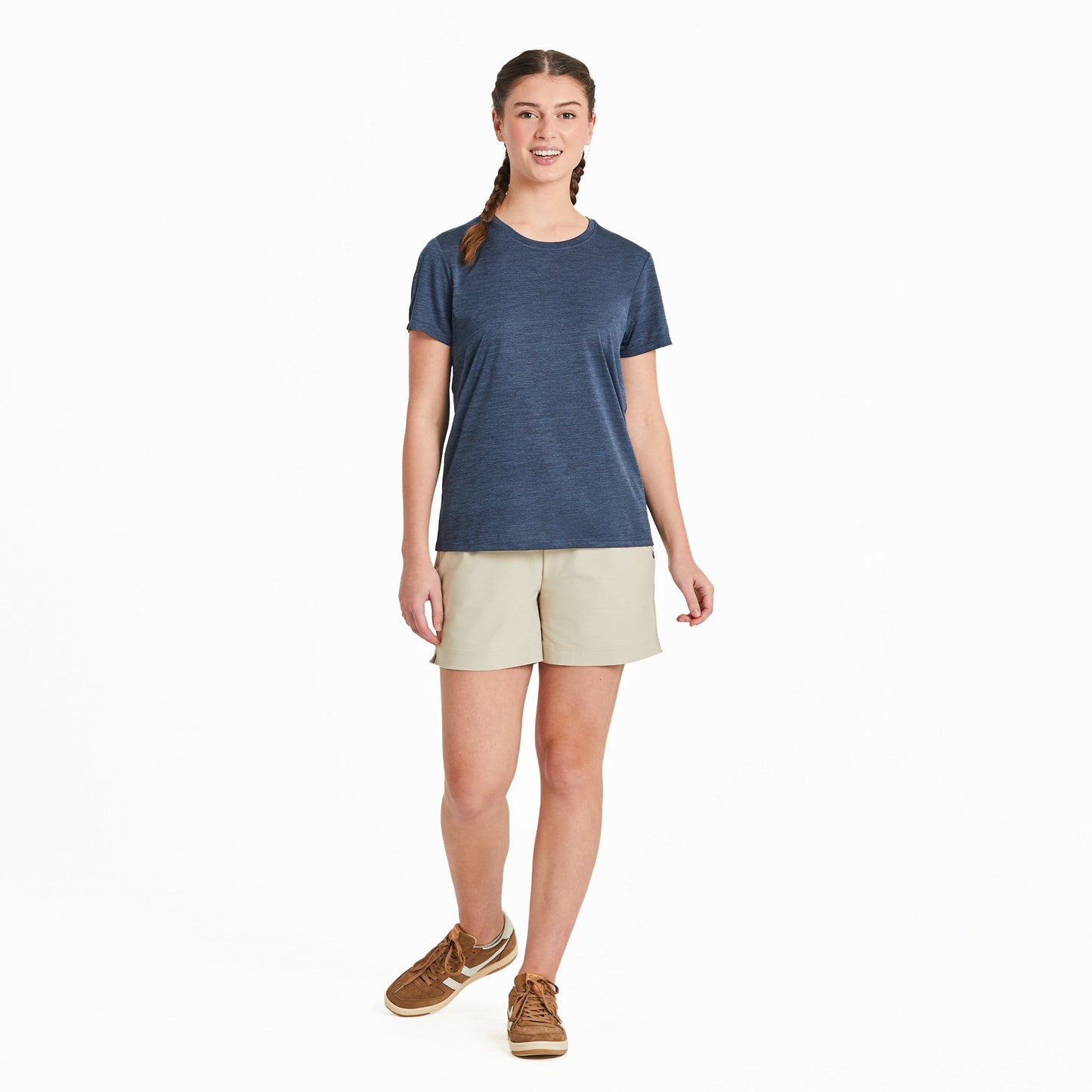 Women's Solid Short Sleeve Sun Crusher Tee