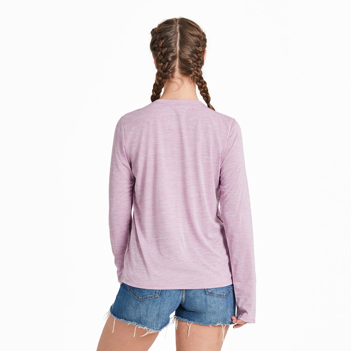 Women's Solid Long Sleeve Sun Crusher Tee