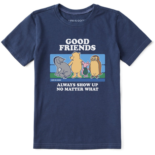 Kids Good Friends Winnie Short Sleeve Crusher Tee