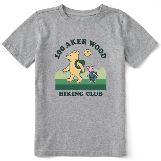 Kids 100 Aker Hiking Club Winnie Short Sleeve Crusher Tee