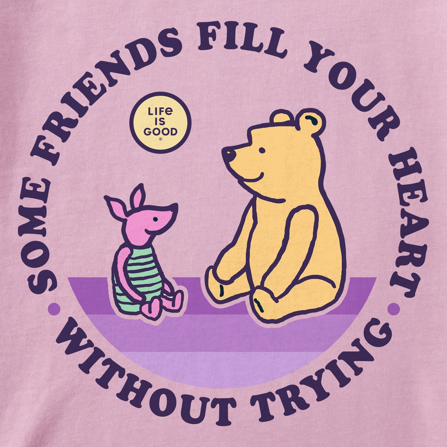 Kids Friends Fill Your Heart Winnie Short Sleeve Crusher Tee
