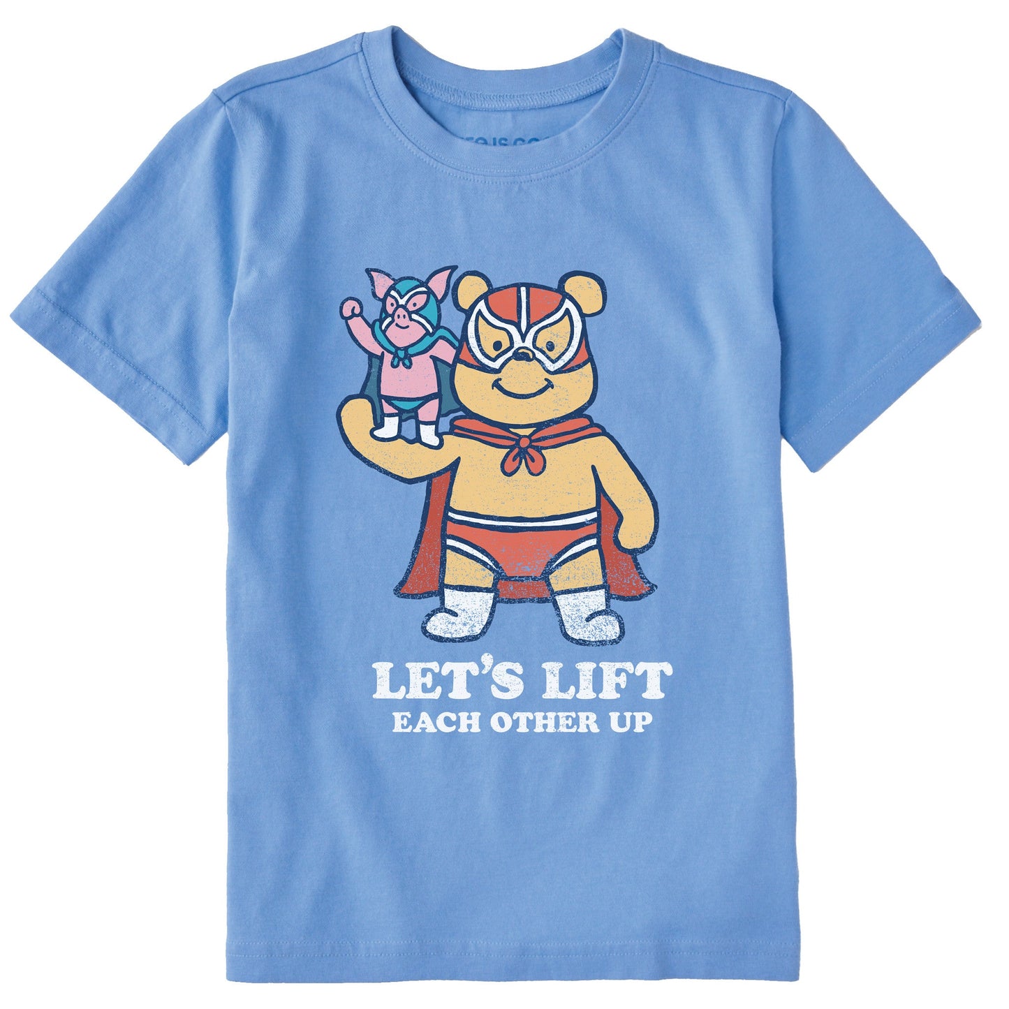 Kids Lift Each Other Up Winnie & P Short Sleeve Crusher Tee