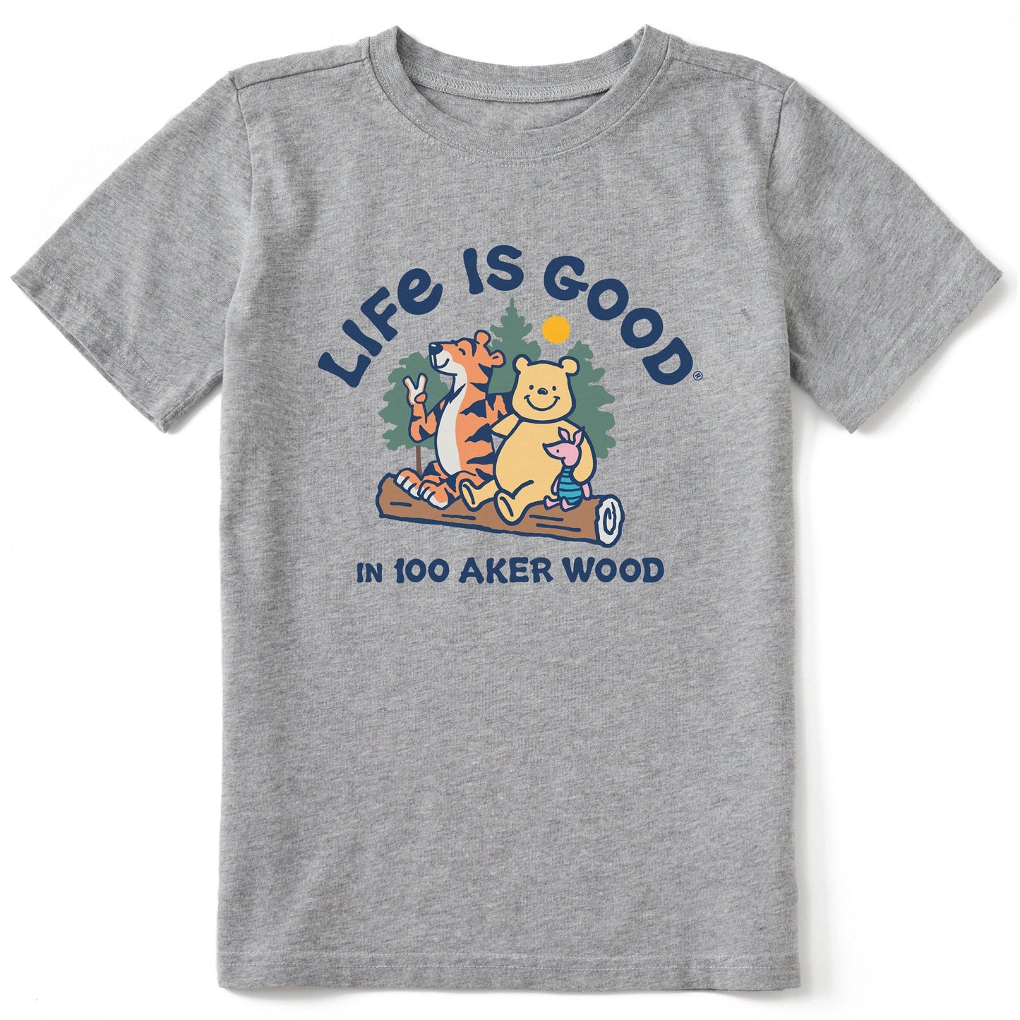 Kids LIG in 100 Aker Wood Winnie Short Sleeve Crusher Tee