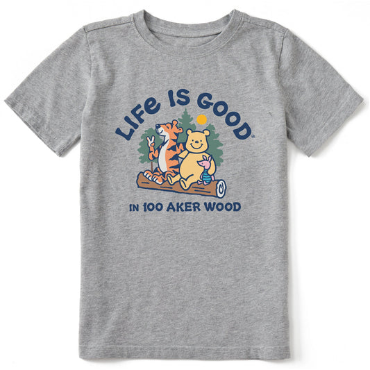 Kids LIG in 100 Aker Wood Winnie Short Sleeve Crusher Tee