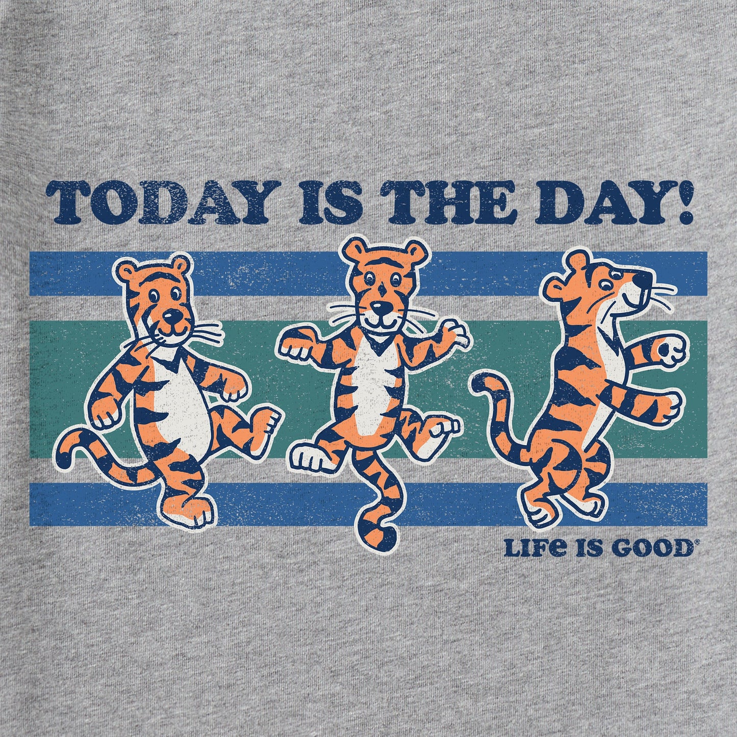 Men's Today is the Day Tiger Stripes Short Sleeve Tee