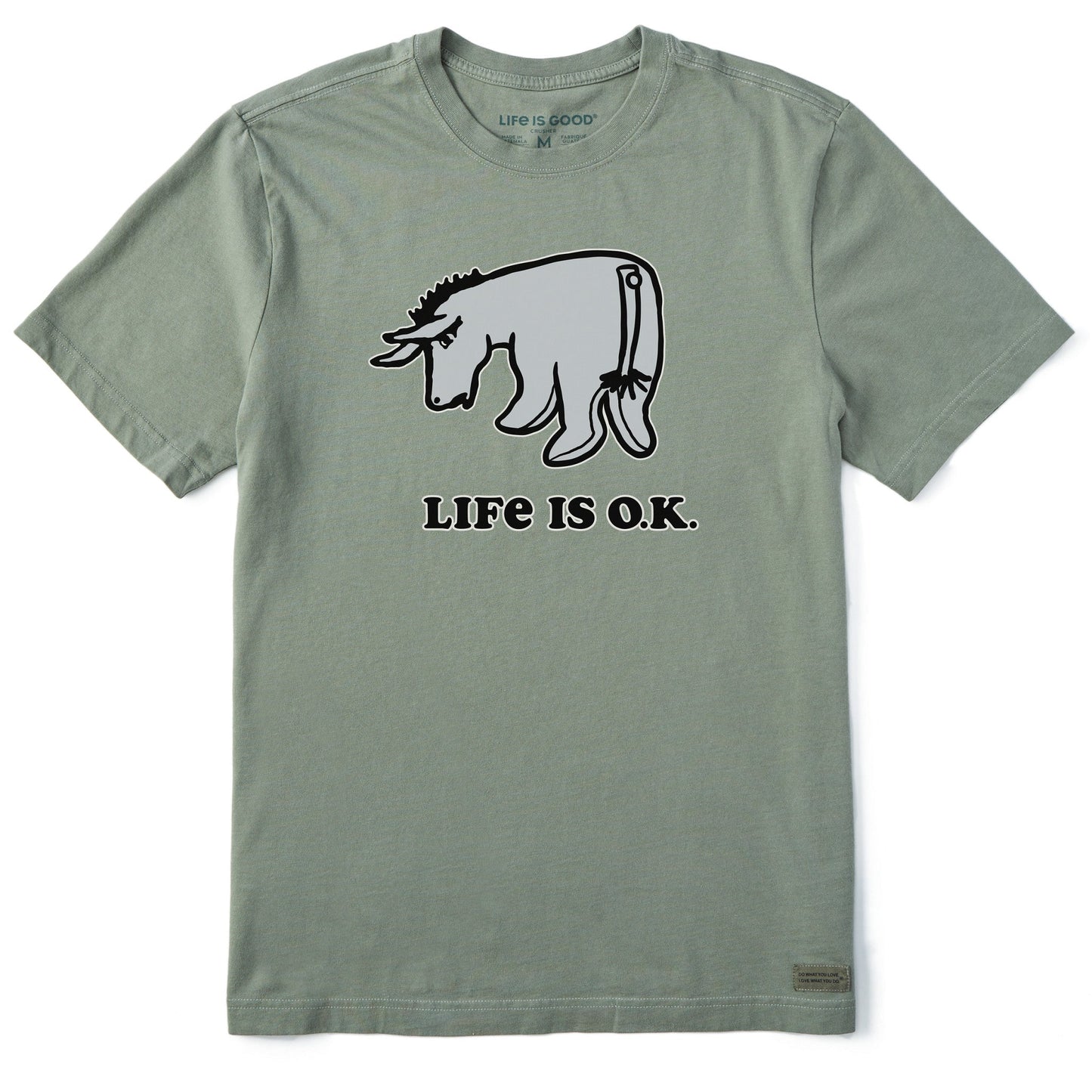 Men's Life is OK E Short Sleeve Tee