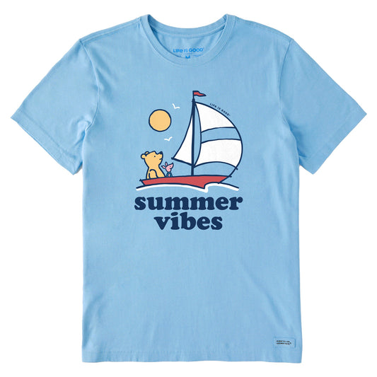 Men's Summer Vibes Winnie Sailboat Short Sleeve Tee
