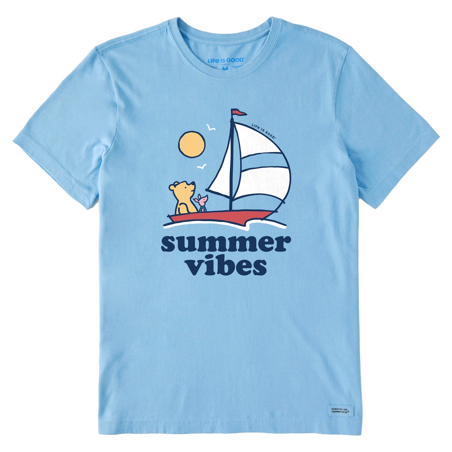 Men's Summer Vibes Winnie Sailboat Short Sleeve Tee