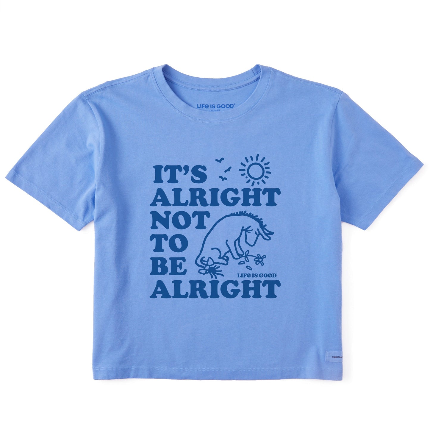 Women's Alright not to be Alright E Short Sleeve Crusher Boxy Tee