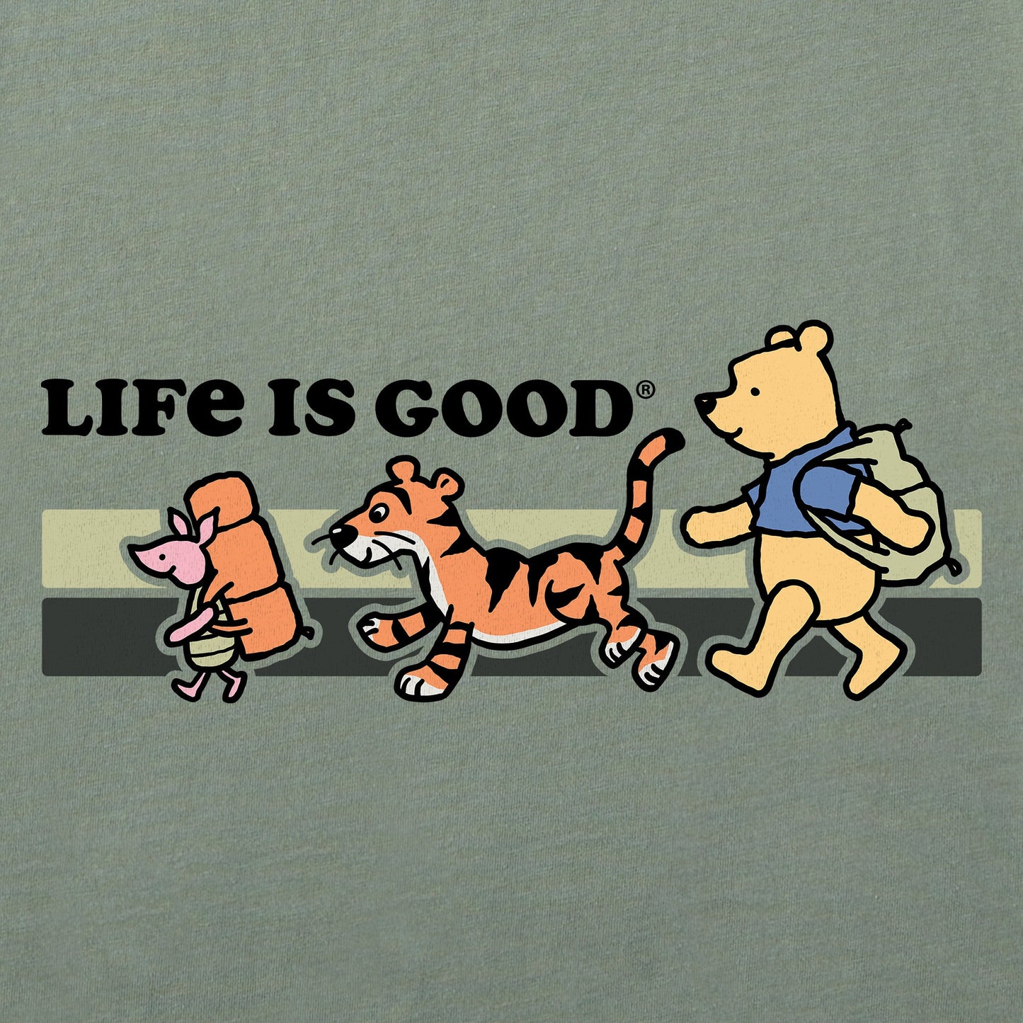 Women's Winnie & Friends Hike Short Sleeve Crusher Vee