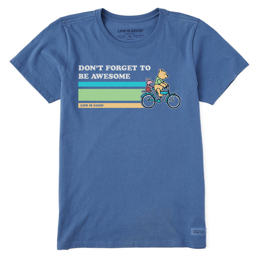 Women's Be Awesome Winnie & P Bike Short Sleeve Tee