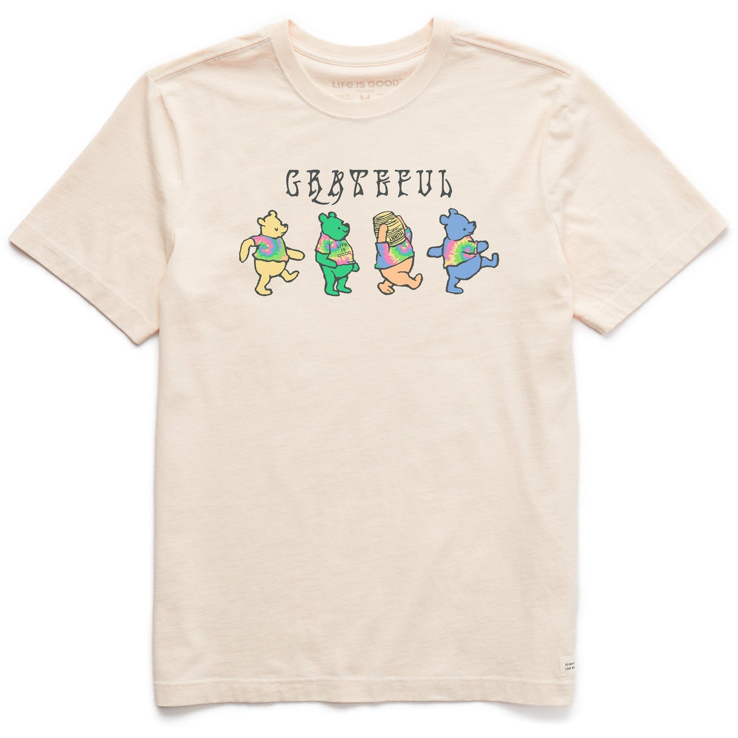 Men's Tie Dye Grateful Winnie Short Sleeve Crusher Tee