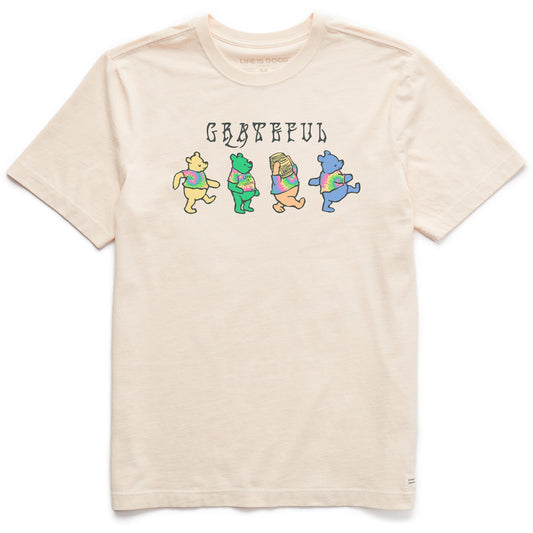 Men's Tie Dye Grateful Winnie Short Sleeve Crusher Tee