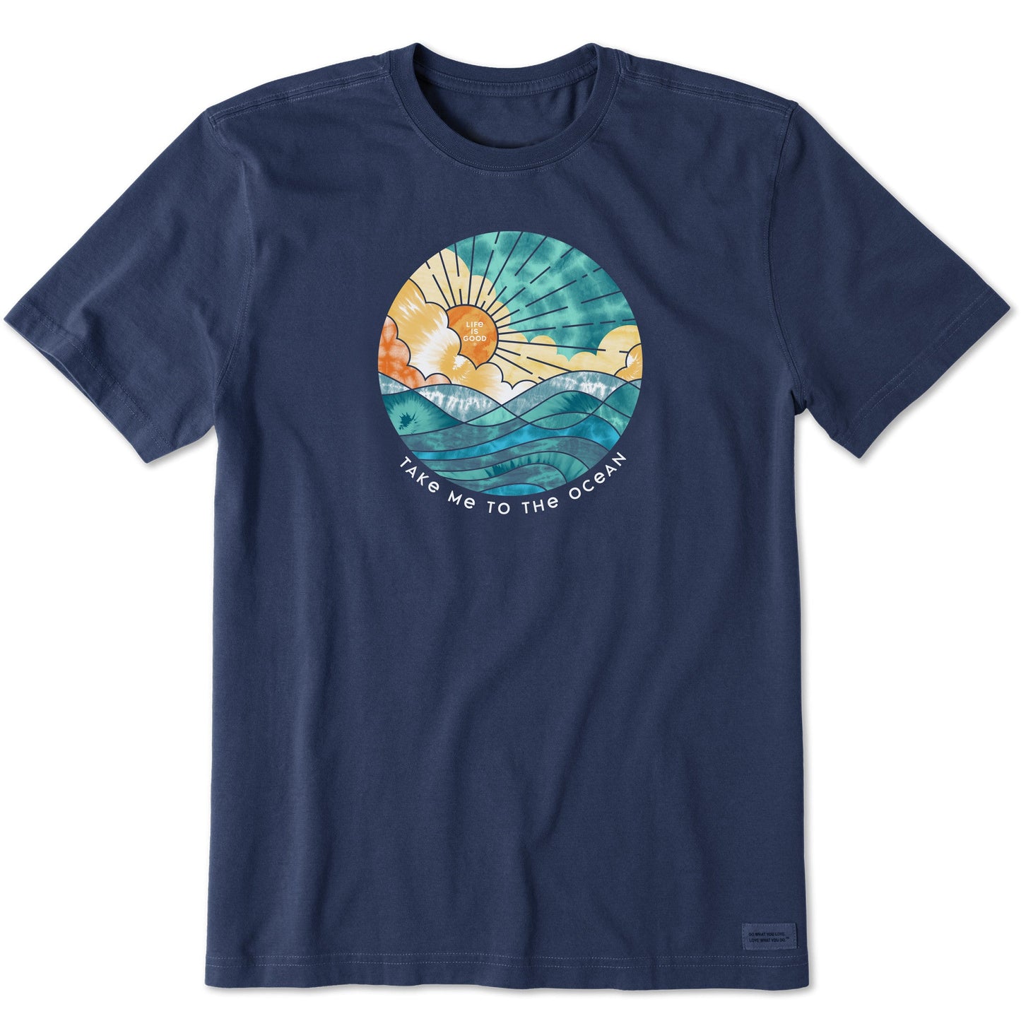 Men's Tie Dye Take Me to the Ocean Short Sleeve Tee