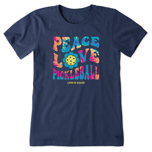 Women's Tie Dye Pickleball Short Sleeve Tee