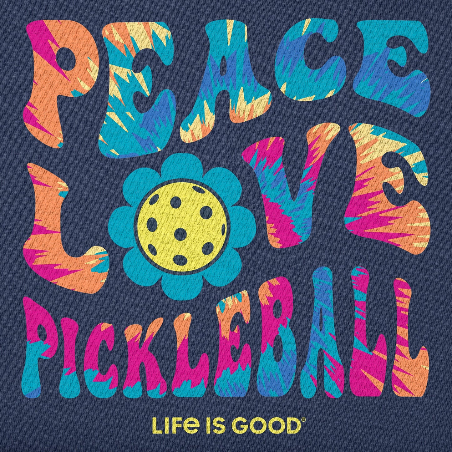 Women's Tie Dye Pickleball Short Sleeve Tee