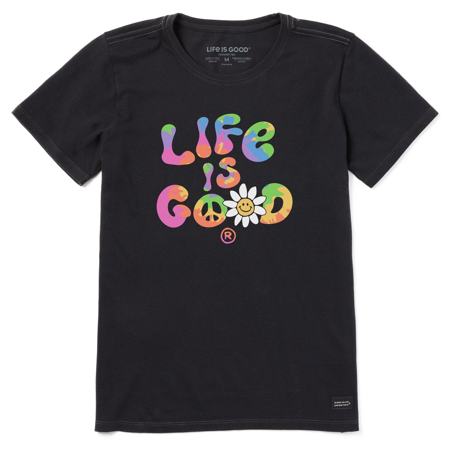 Women's Tie Dye Groovy LIG Short Sleeve Tee