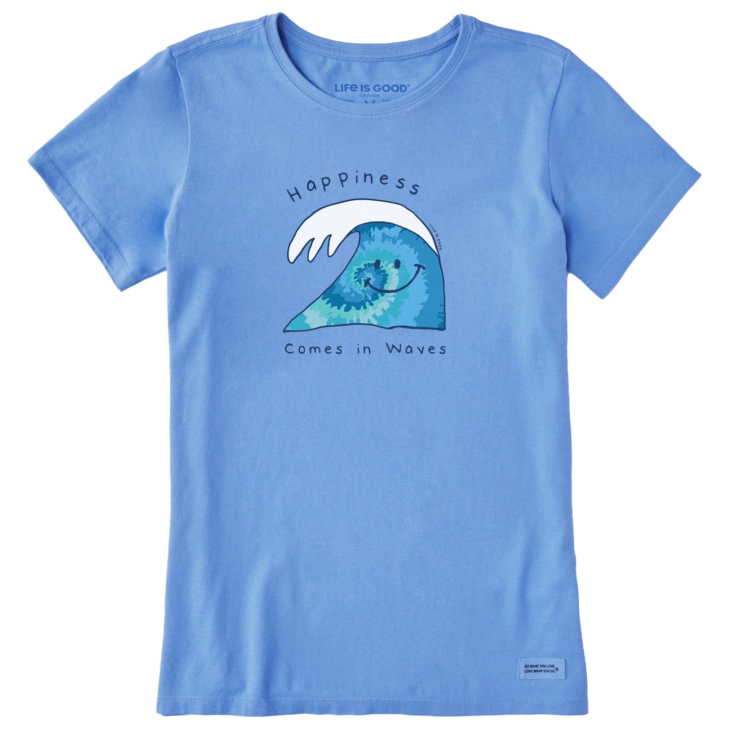 Women's Tie Dye Wave Short Sleeve Tee