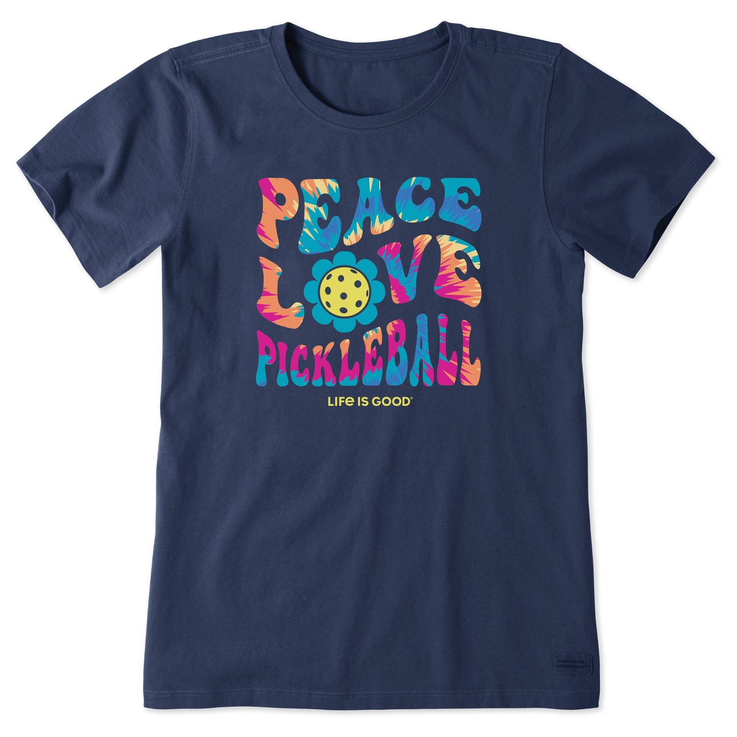 Women's Tie Dye Pickleball Short Sleeve Tee