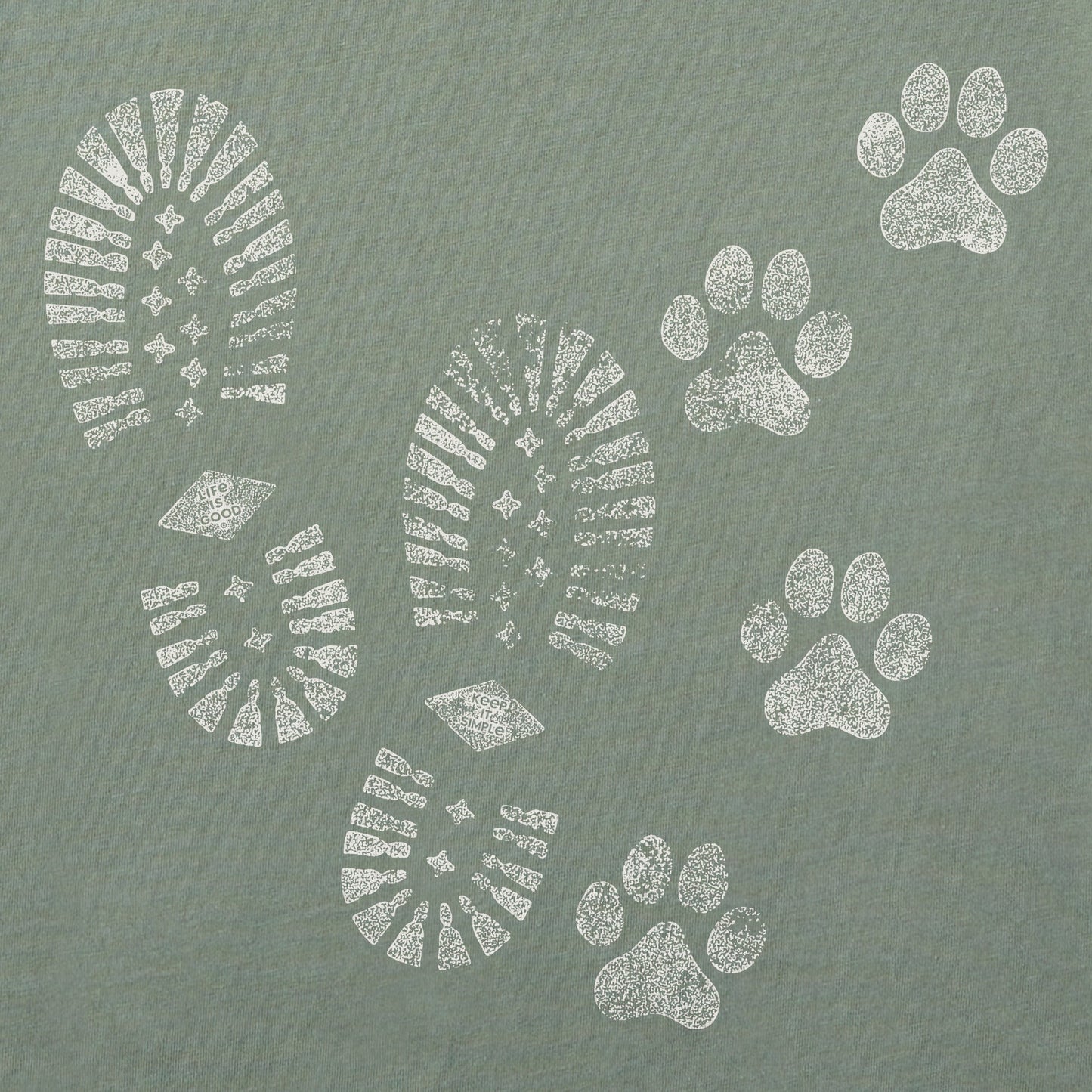 Men's Trails & Tails Short Sleeve Crusher Tee