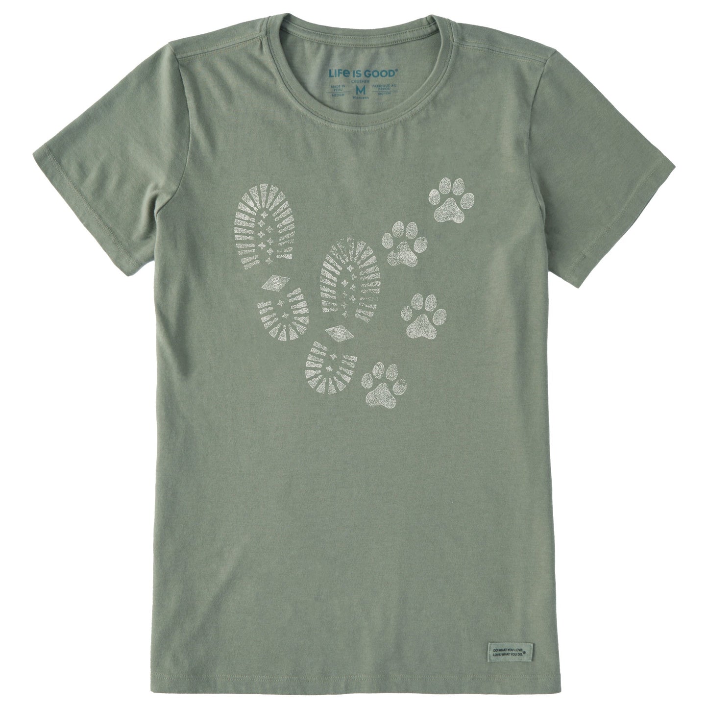 Women's Trails & Tails Short Sleeve Crusher Tee