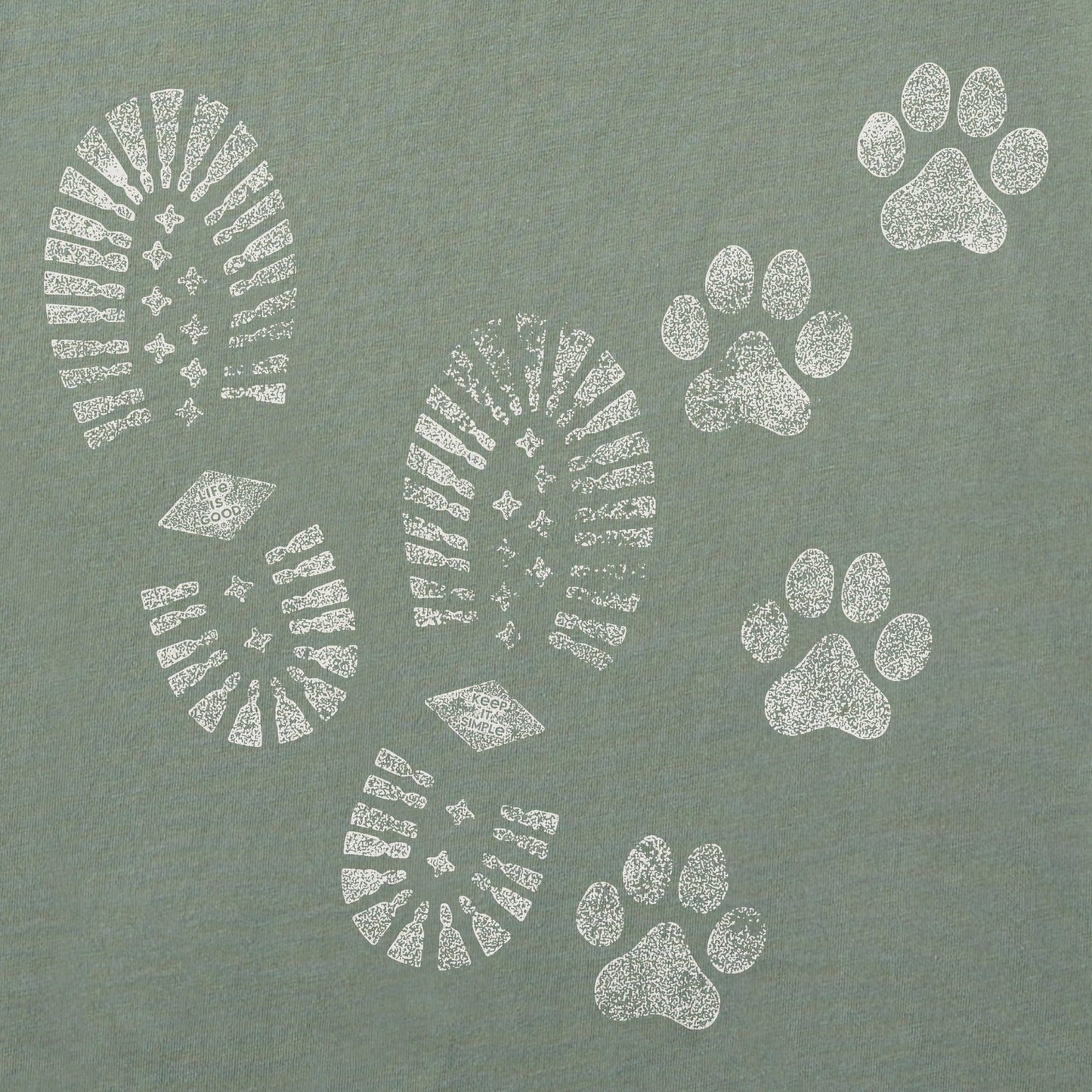 Women's Trails & Tails Short Sleeve Crusher Tee