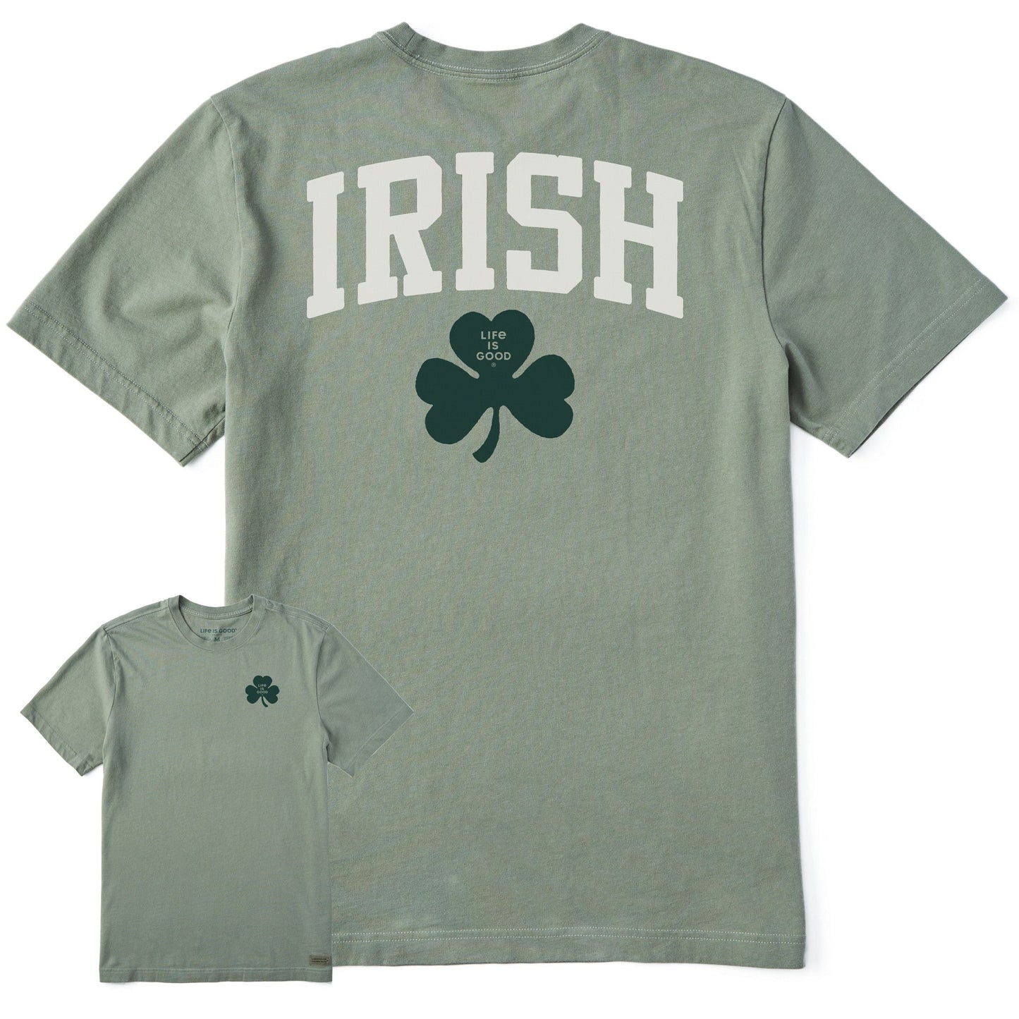 Men's Irish Clover Short Sleeve Crusher Tee