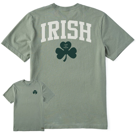 Men's Irish Clover Short Sleeve Crusher Tee