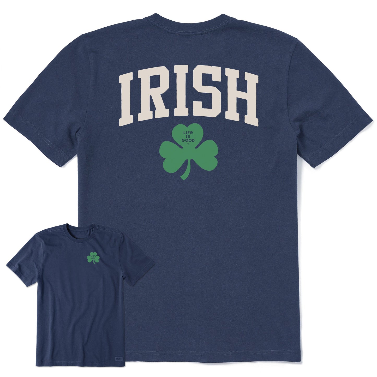Men's Irish Clover Short Sleeve Crusher Tee