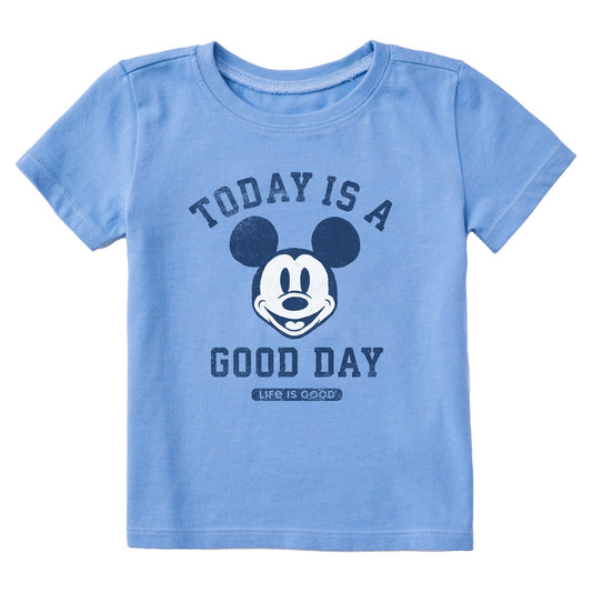 Toddler Steamboat Willie Good Day Short Sleeve Crusher Tee