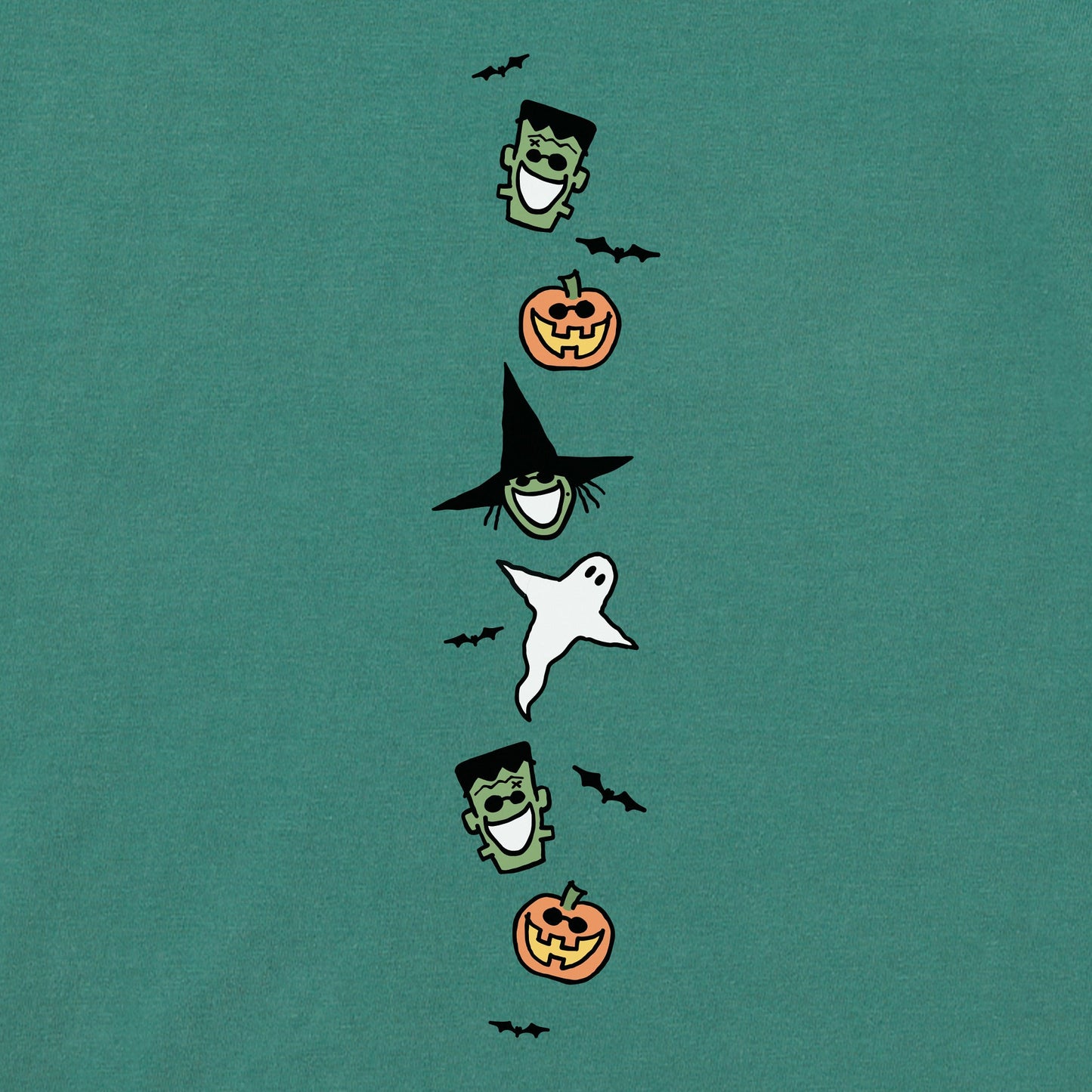 Kids Halloween Long Sleeve Crusher Tee