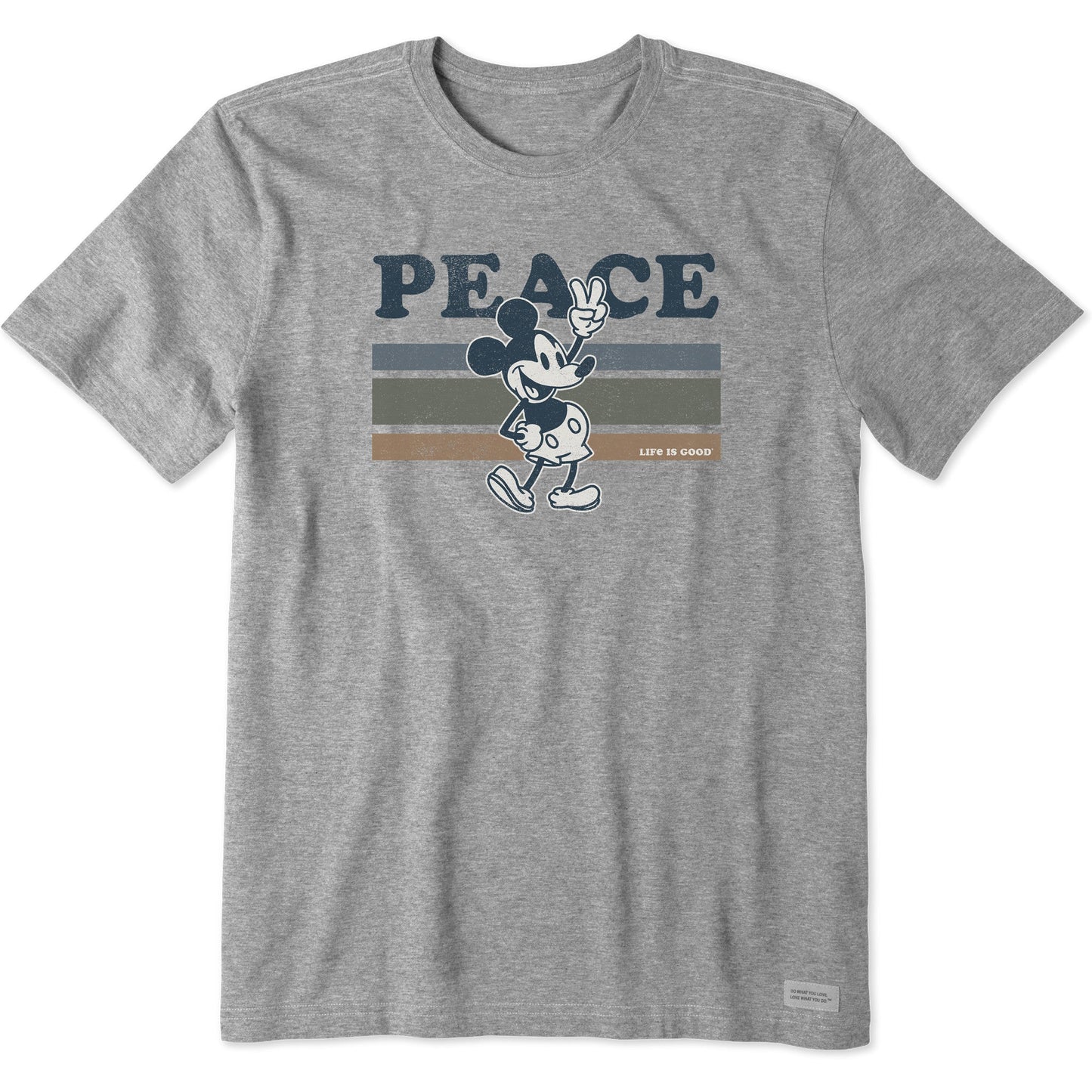 Men's Peace Willie Stripes Short Sleeve Tee