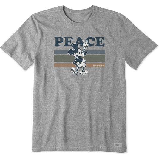 Men's Peace Willie Stripes Short Sleeve Tee