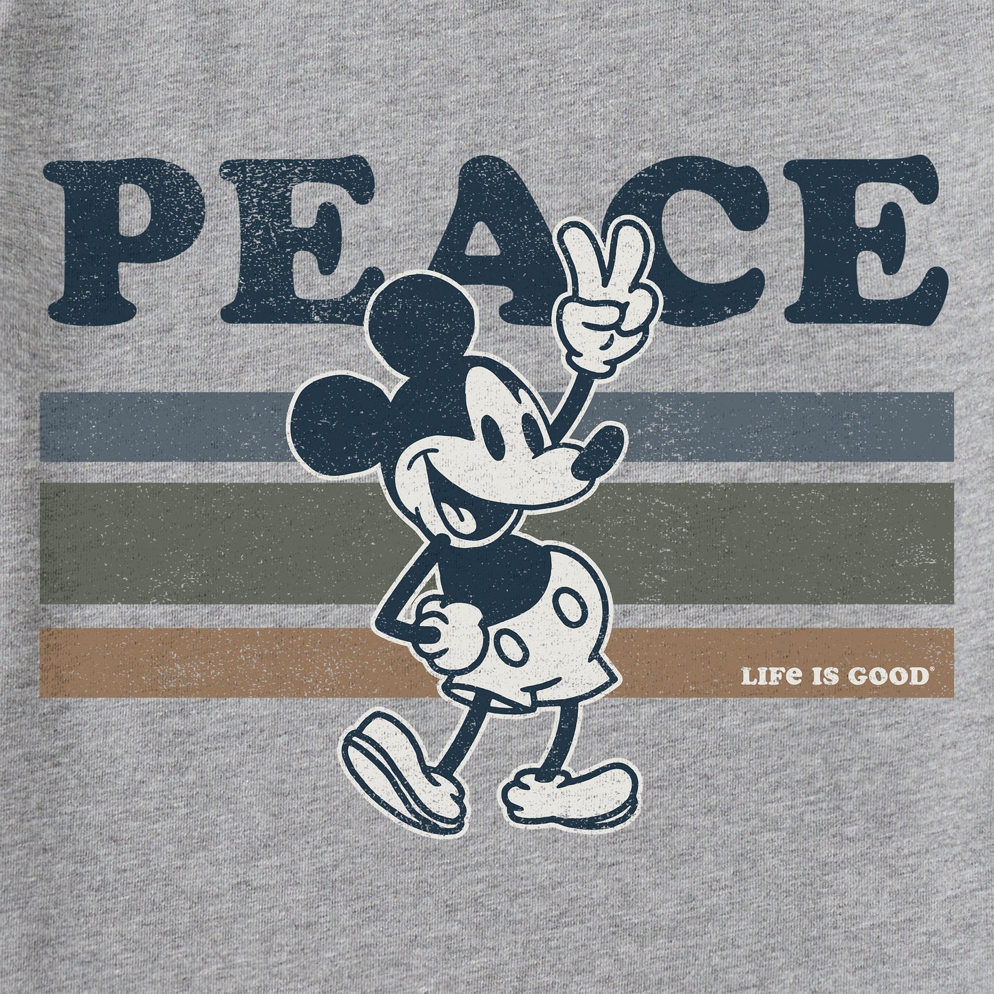Men's Peace Willie Stripes Short Sleeve Tee