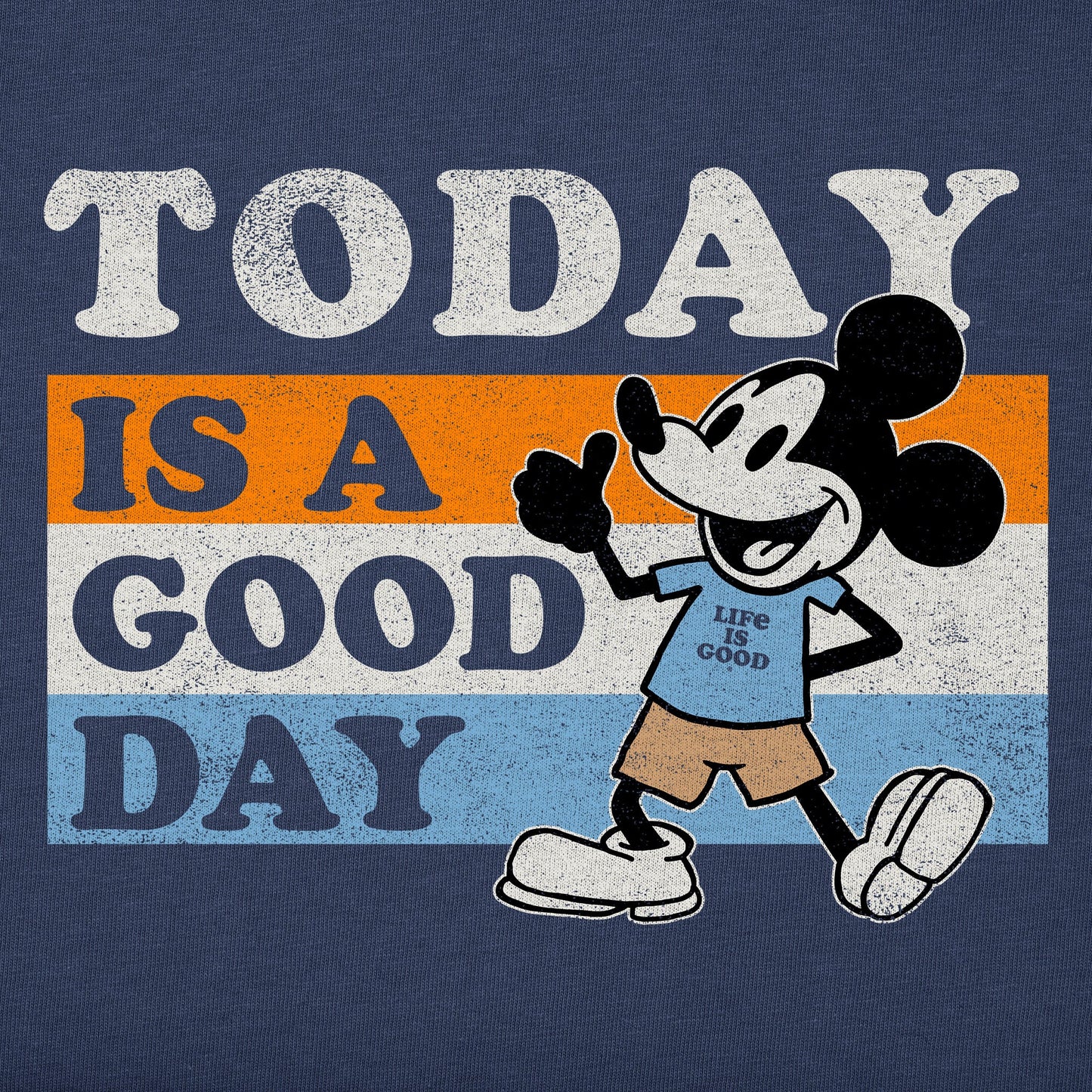 Men's Today is a Good Day Will Stripes Short Sleeve Tee
