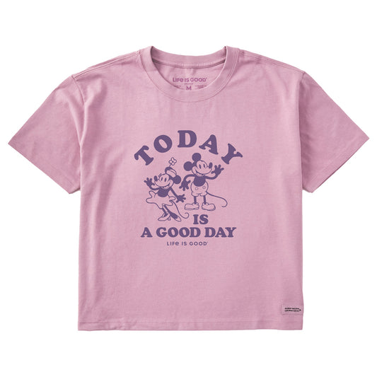 Women's Today is a Good Day Willie Short Sleeve Crusher Boxy Tee