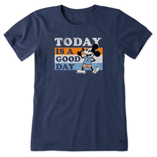 Women's Today is a Good Day Will Stripes Short Sleeve Tee