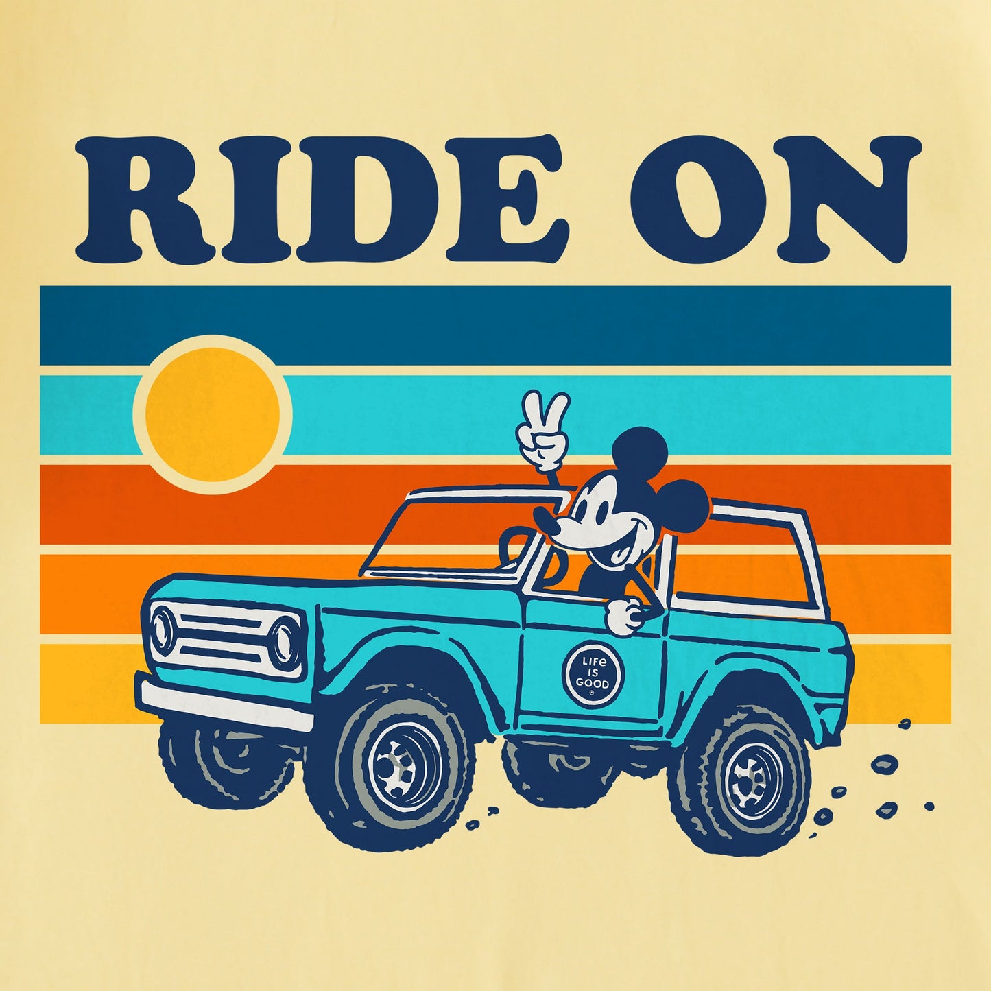 Women's Ride On Willie Stripes Short Sleeve Tee