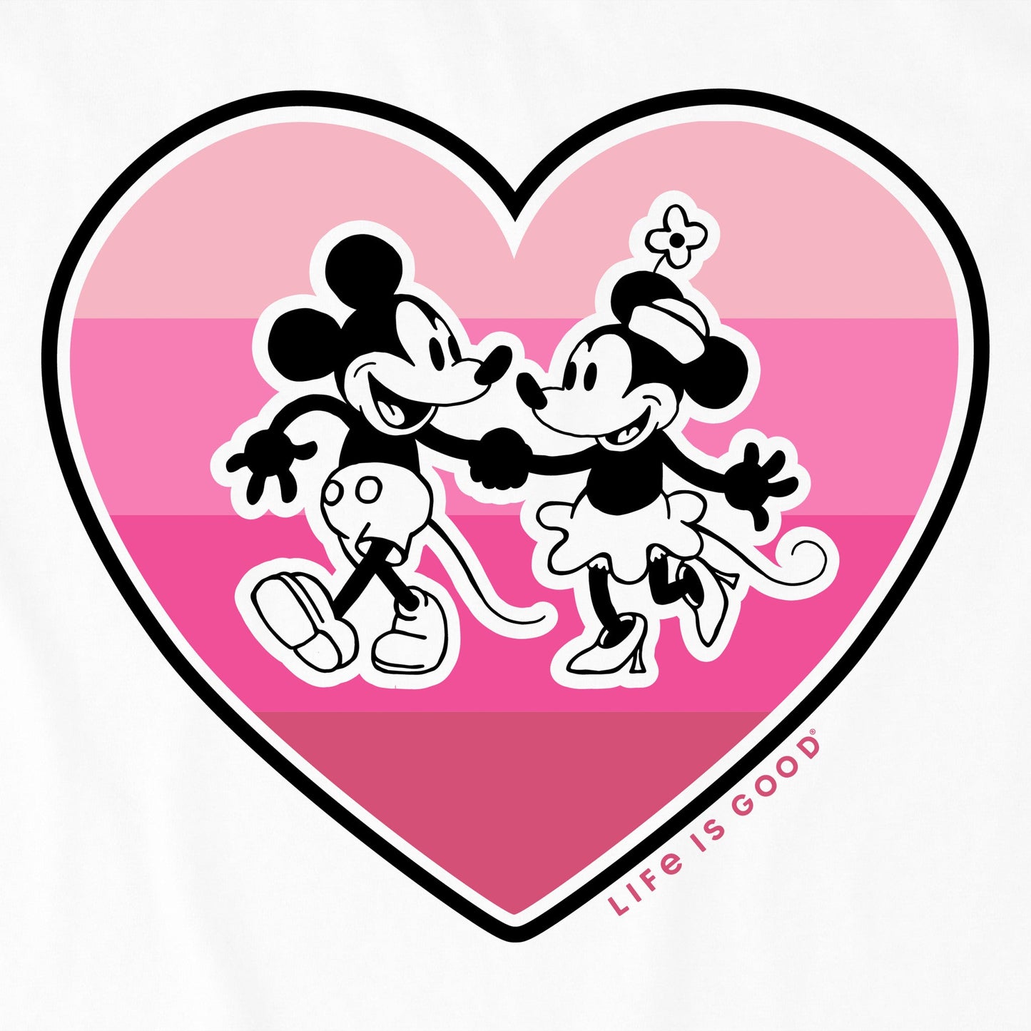 Women's Willie Heart Short Sleeve Vee