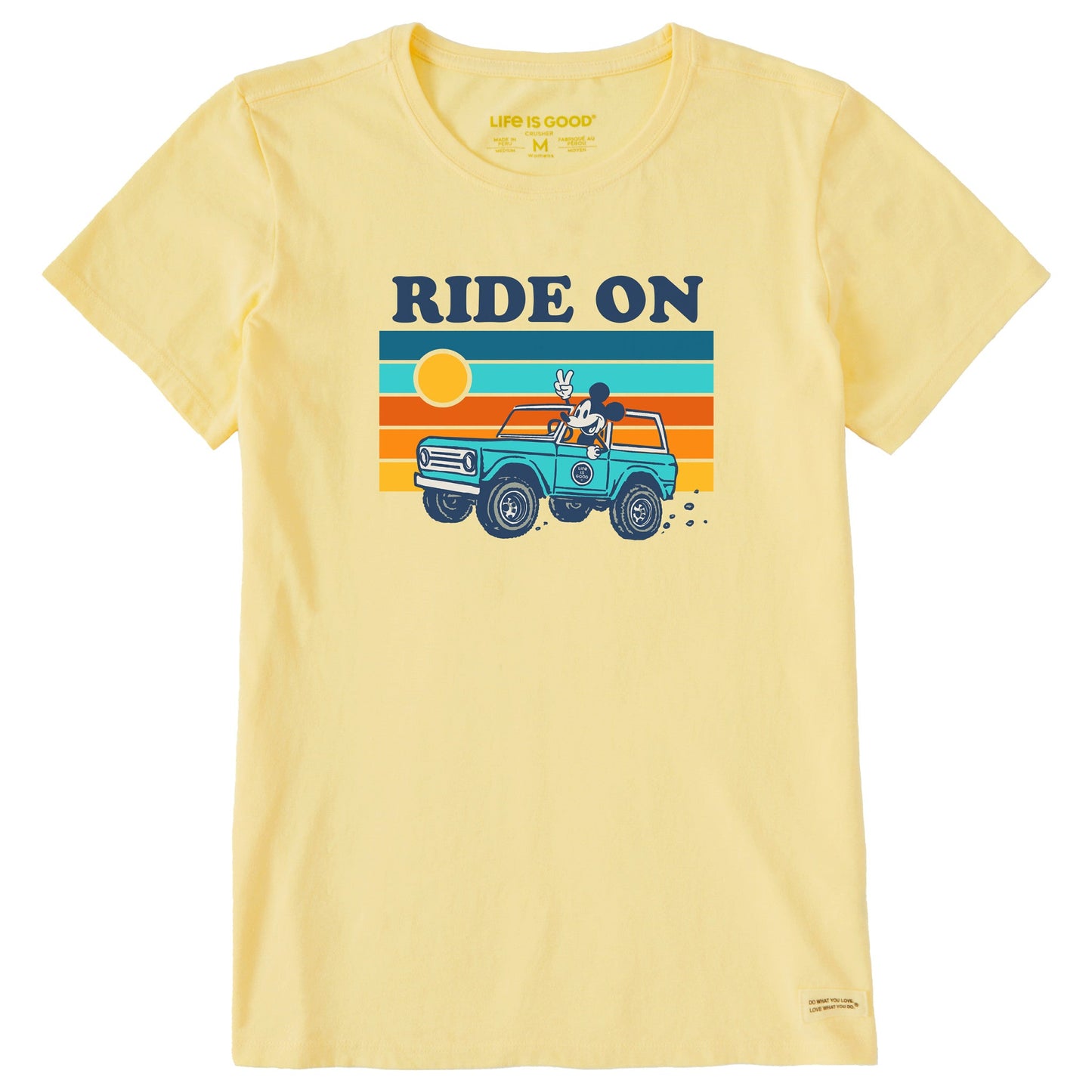 Women's Ride On Willie Stripes Short Sleeve Tee
