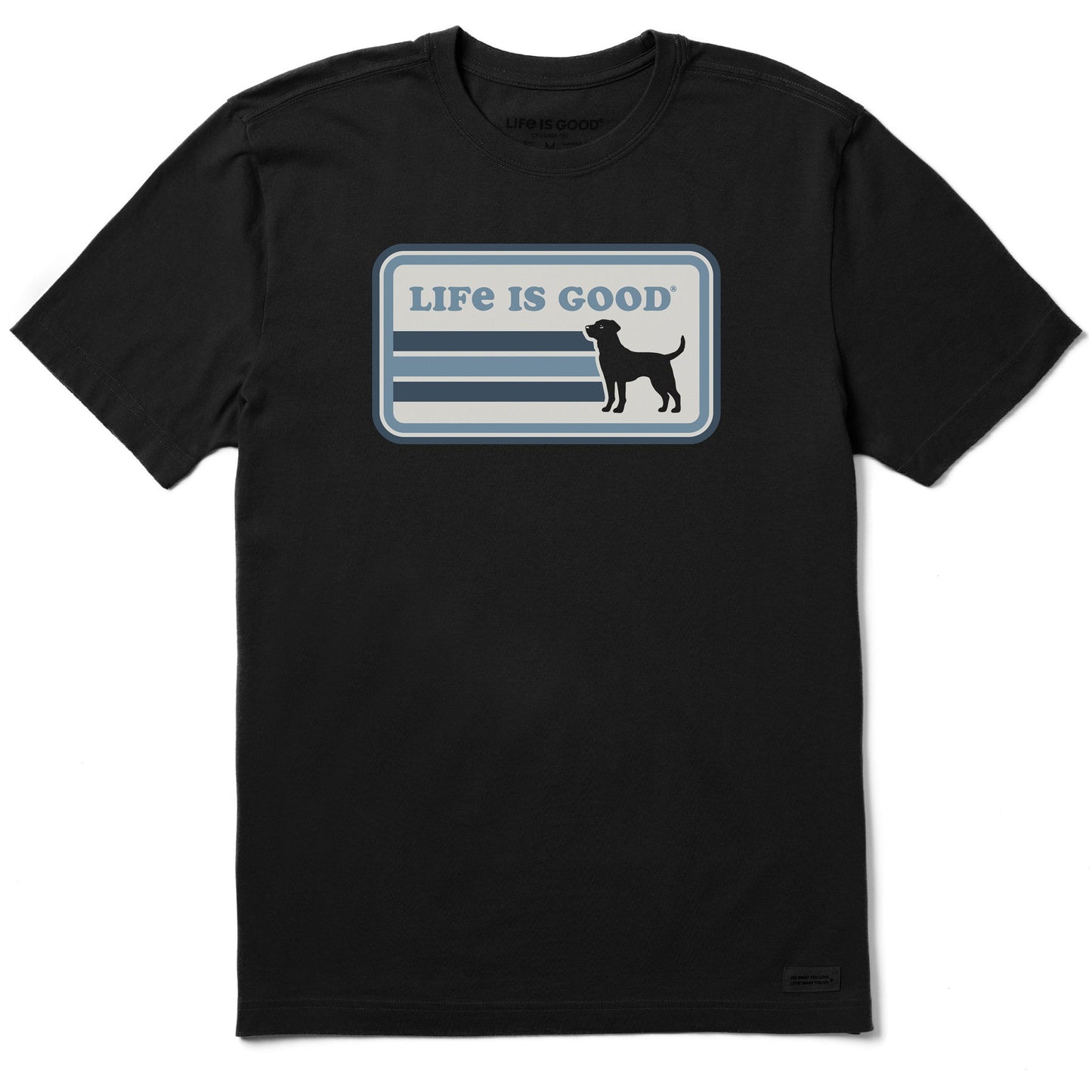 Men's Black Lab Stripes Short Sleeve Tee
