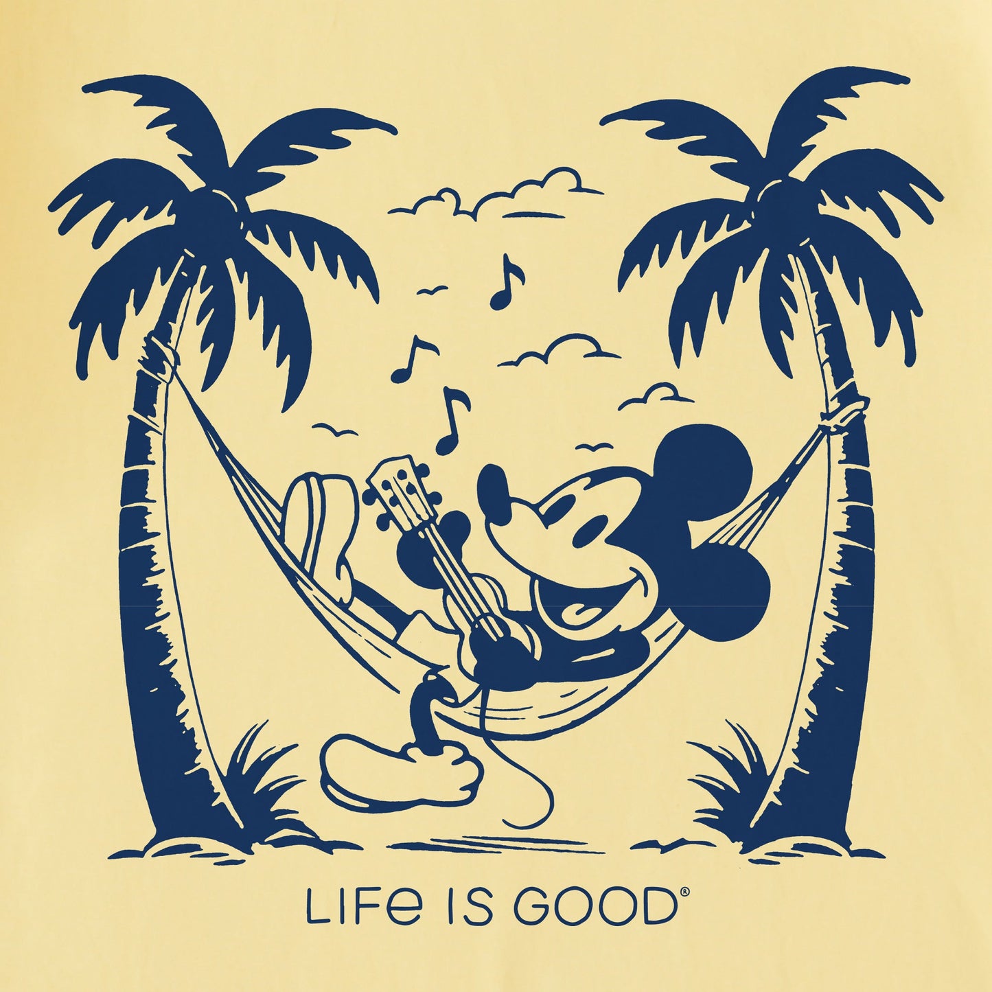 Men's Steamboat Willie Hammock Jammin Short Sleeve Tee