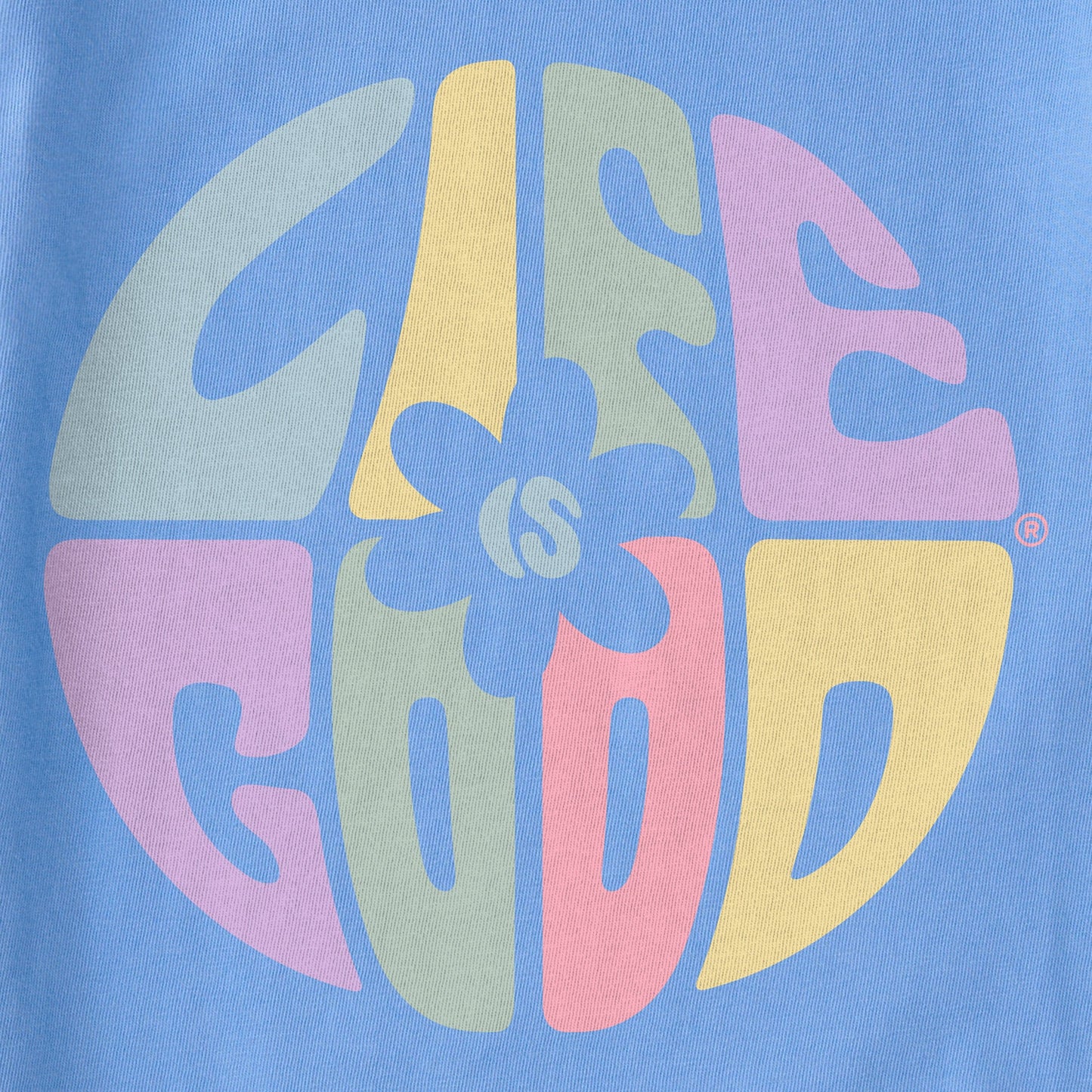 Women's Daisy Circle Psychedelic Short Sleeve Tee