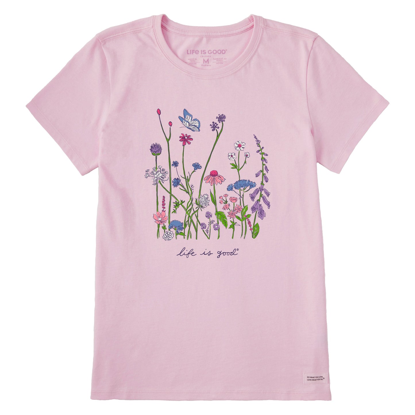 Women's Realaxed Wildflowers Short Sleeve Tee